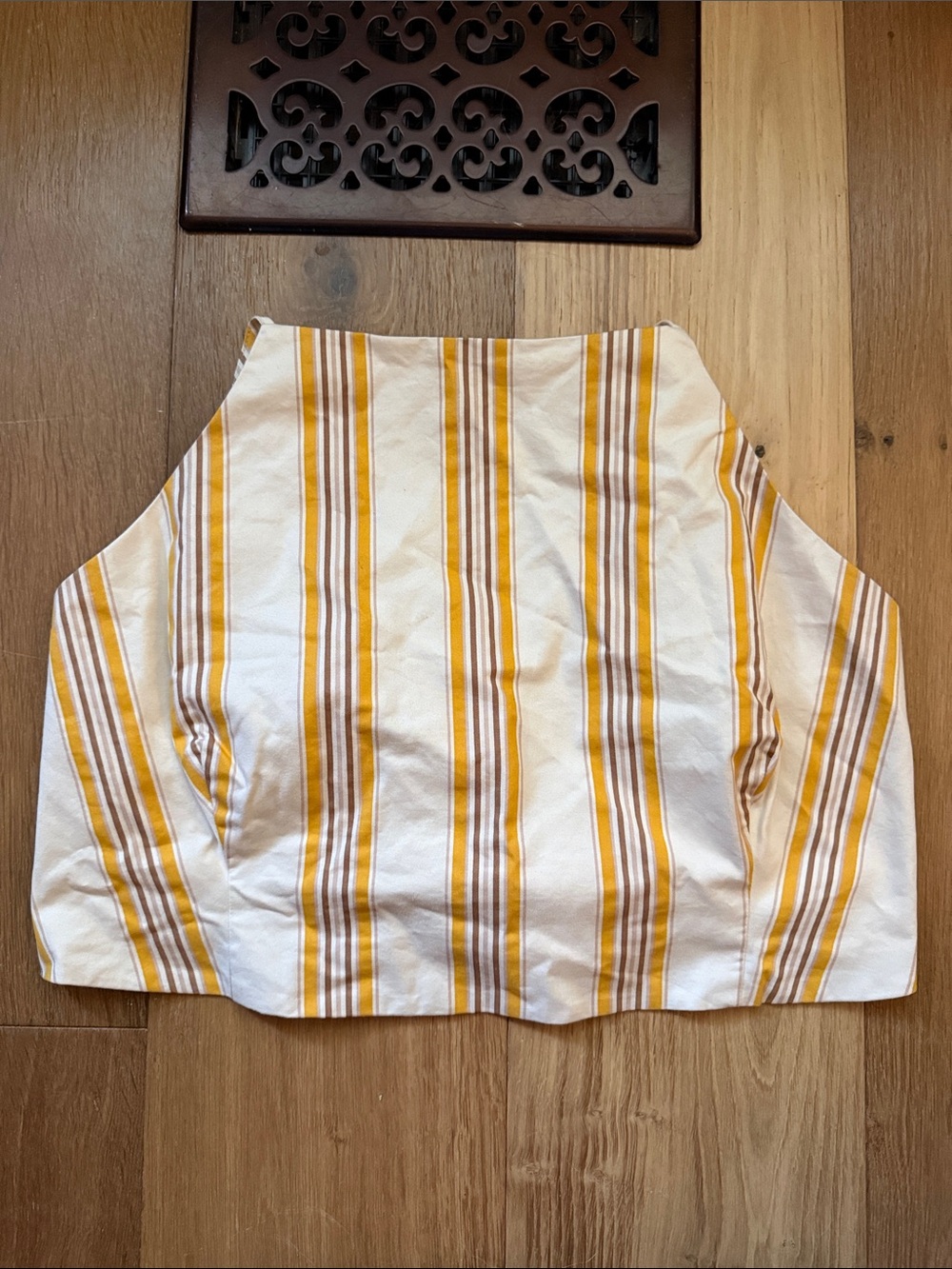 Abercrombie & Fitch striped crop halter top, Size XLarge